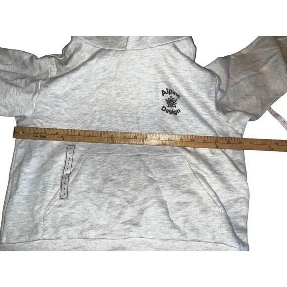 Alpine design women’s small cream heather hike hoodie pull over SOFT new - Picture 5 of 7